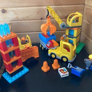 Preowned & Restored LEGO DUPLO 10813 Big Construction Site – Complete for Play